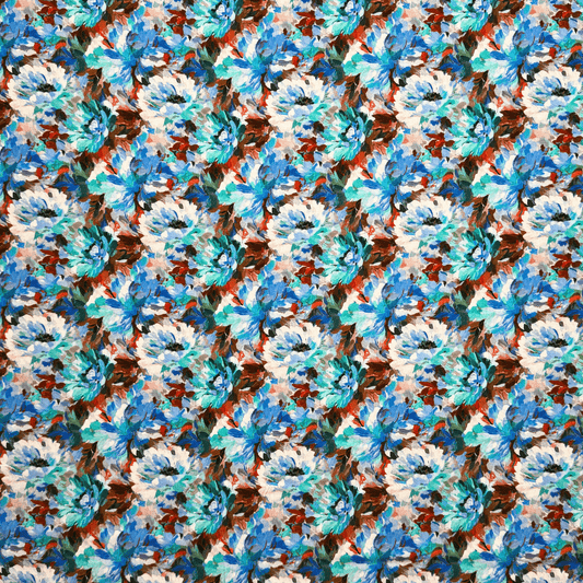 Viscose Printed Challis Des.4 2 - Ragland Fabrics
