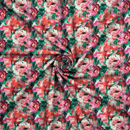 Viscose Printed Challis Des.4 3 - Ragland Fabrics