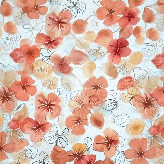 Viscose Printed Challis Des.6 2 - Ragland Fabrics