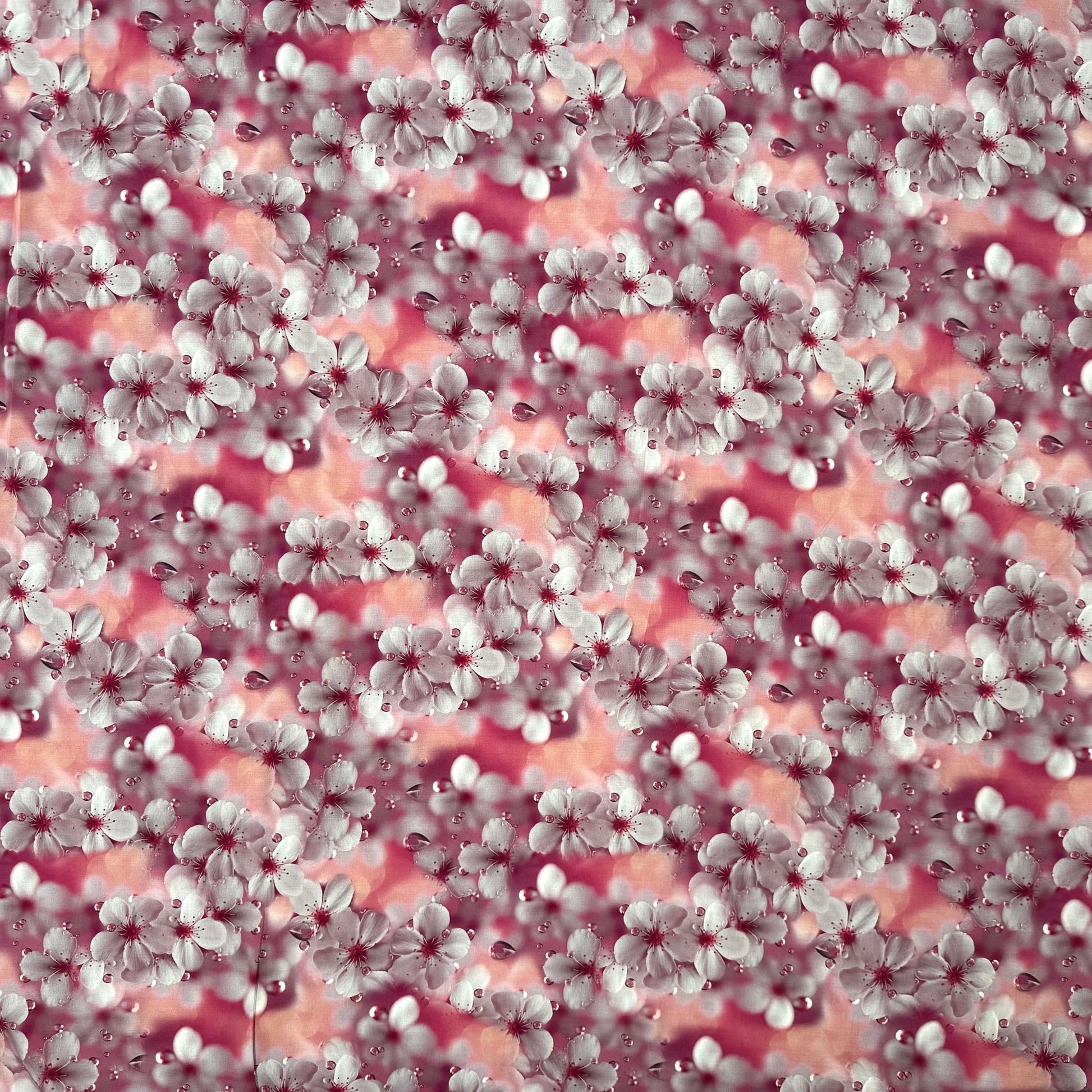 Viscose Printed Challis Floral Sunset - Ragland Fabrics