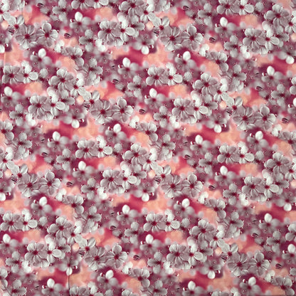 Viscose Printed Challis Floral Sunset - Ragland Fabrics
