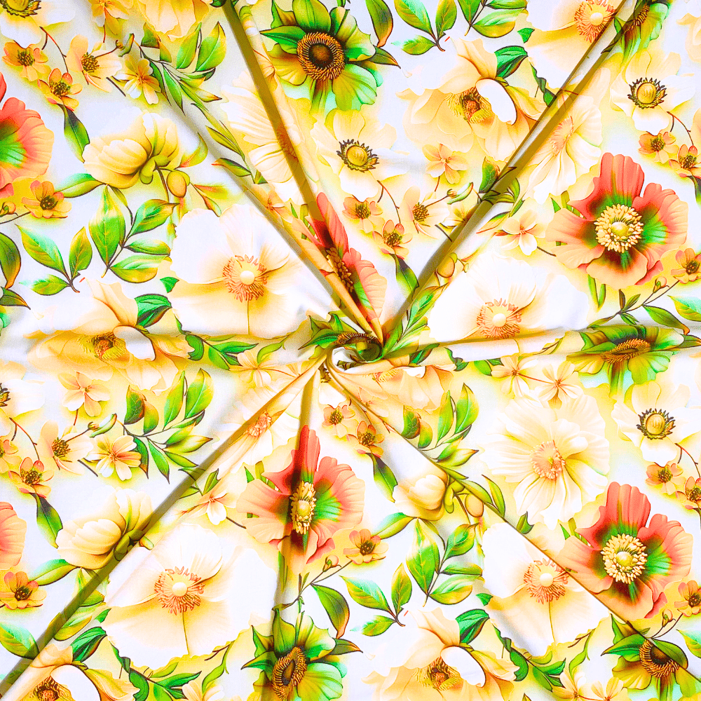 Viscose Printed Challis Floralis - Ragland Fabrics