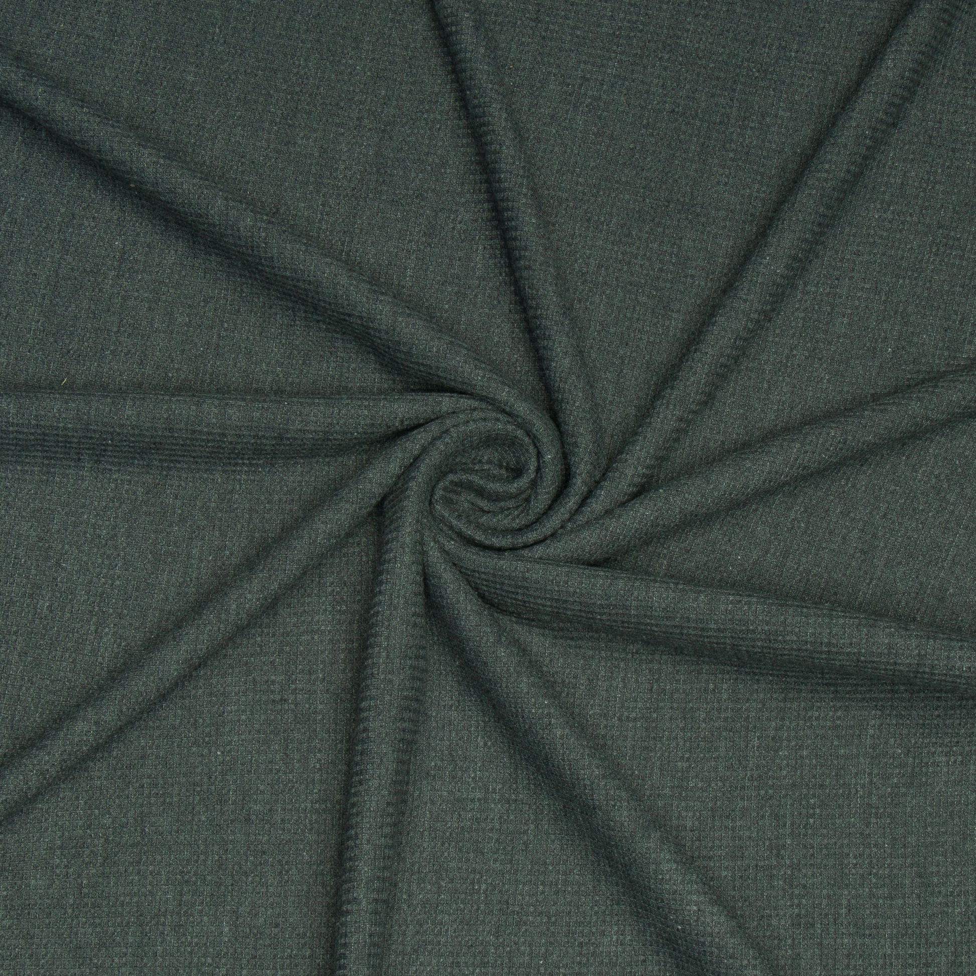 Waffle Weave Charcoal Melange - Ragland Fabrics