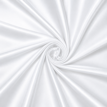 Stretch Satin White #1 140cm