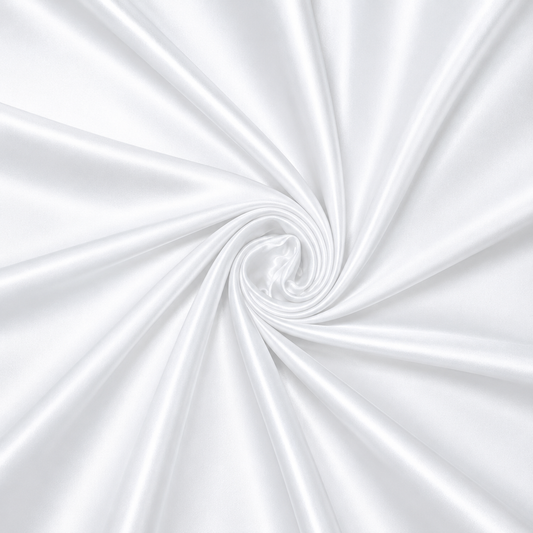 Stretch Satin White #1 140cm