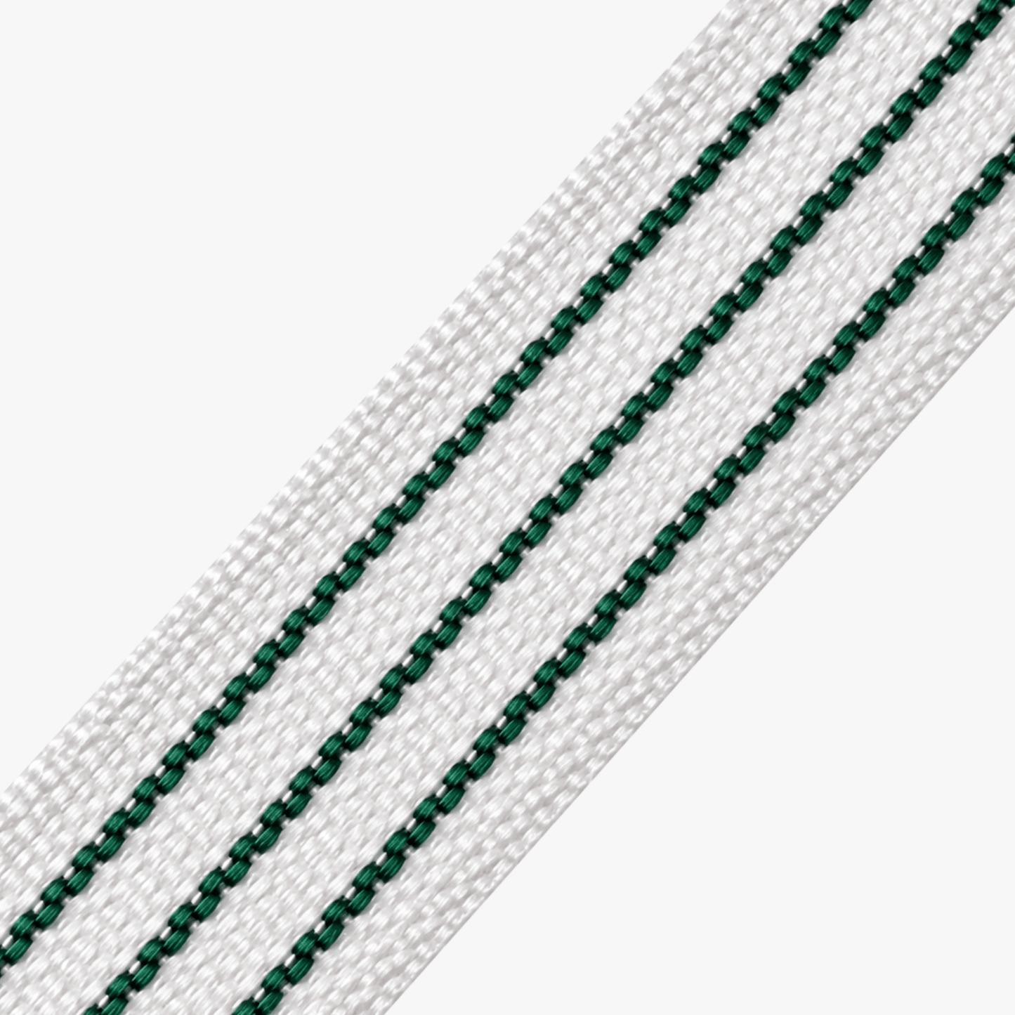 Nylon Webbing ?mm White With 3 Stripes - Ragland Fabrics