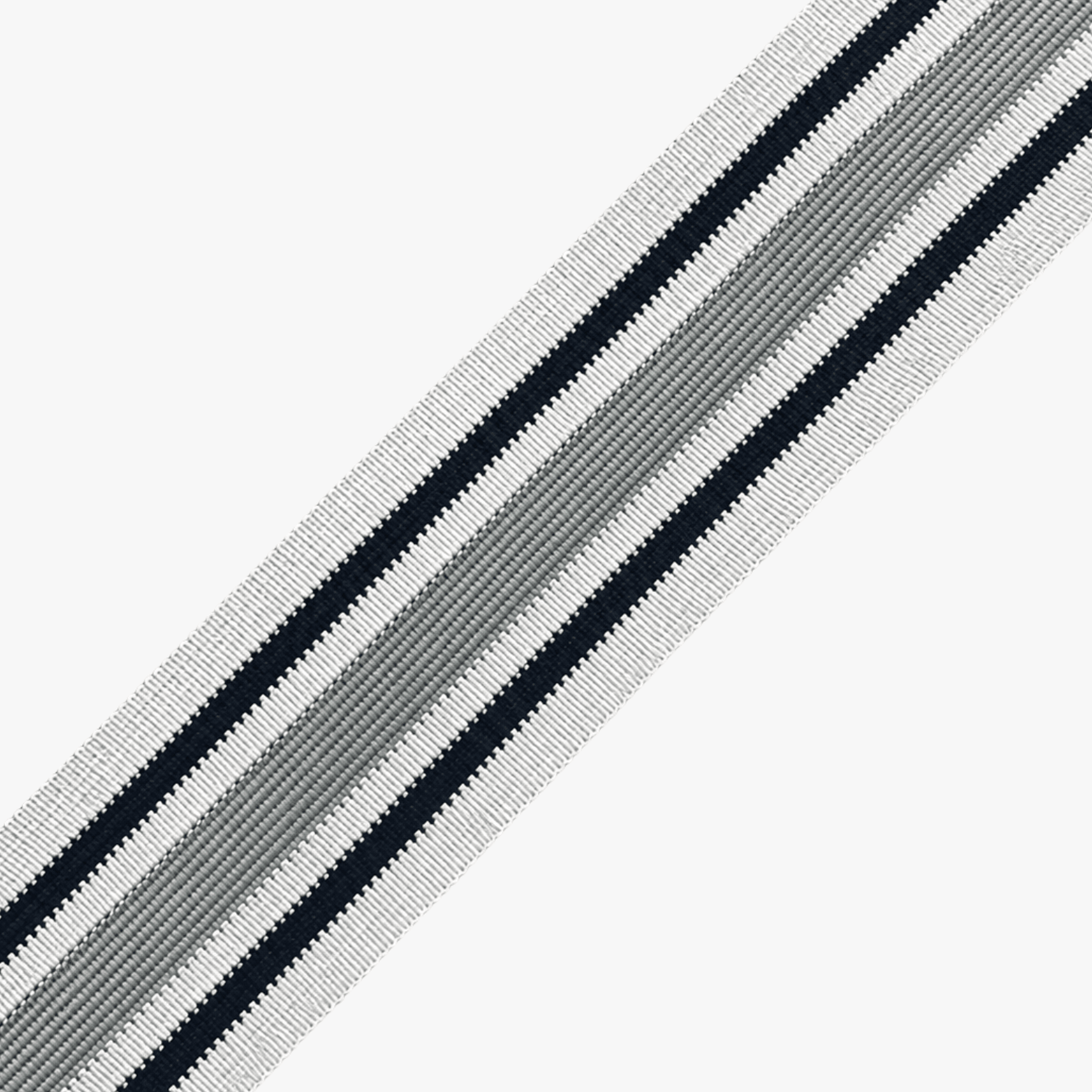 Polyester Tape 55mm Grey,Black and White - Ragland Fabrics