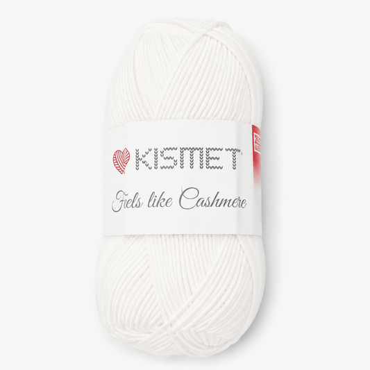 Wool 'Feels Like Cashmere' White FLC01 - Ragland Fabrics