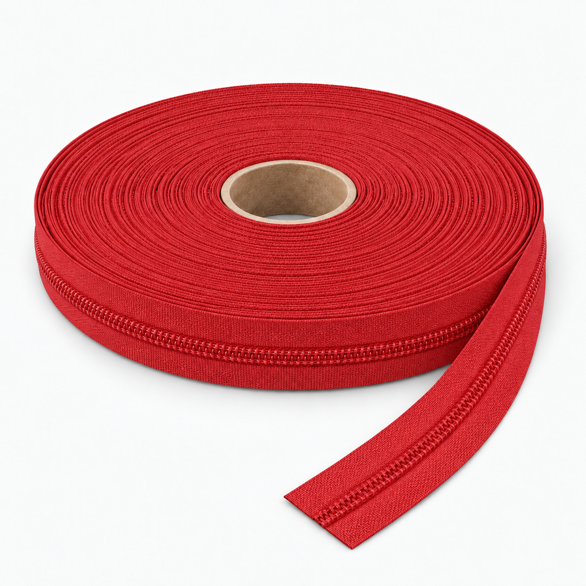 Zip Chain Type 5 Red #365 — 50 metre roll