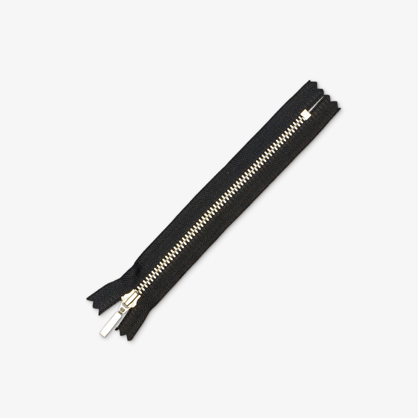 Metal Zips Black Closed End 15cm - Ragland Fabrics