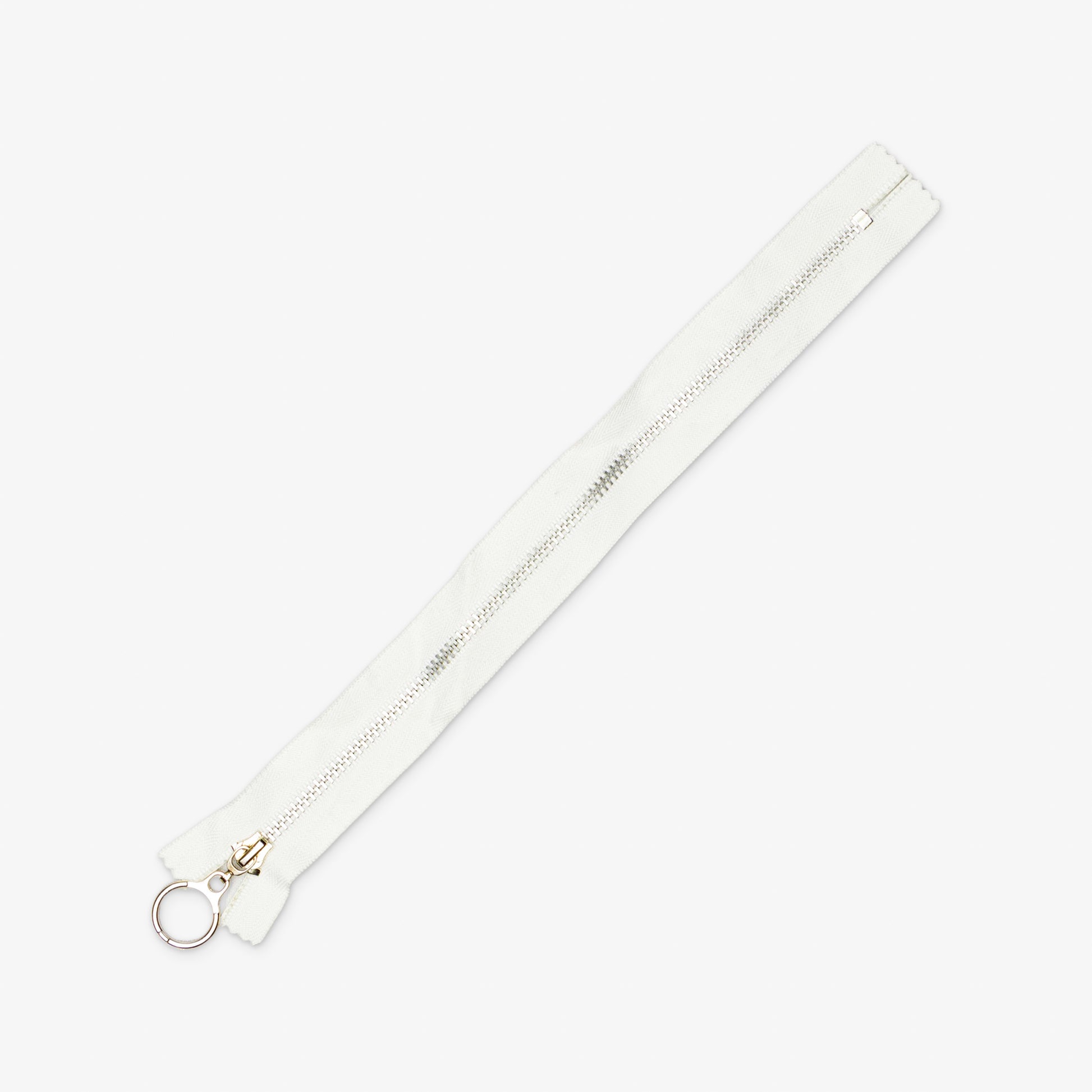 Metal Zips White Closed End (3 Sizes) - Ragland Fabrics
