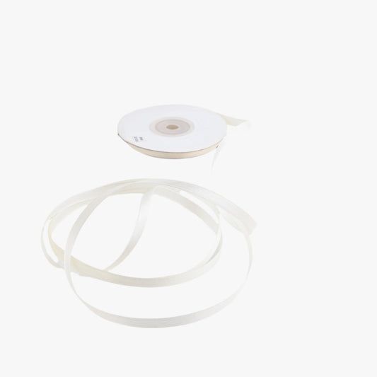 Satin Ribbon 6mm Cream 275 - Ragland Fabrics