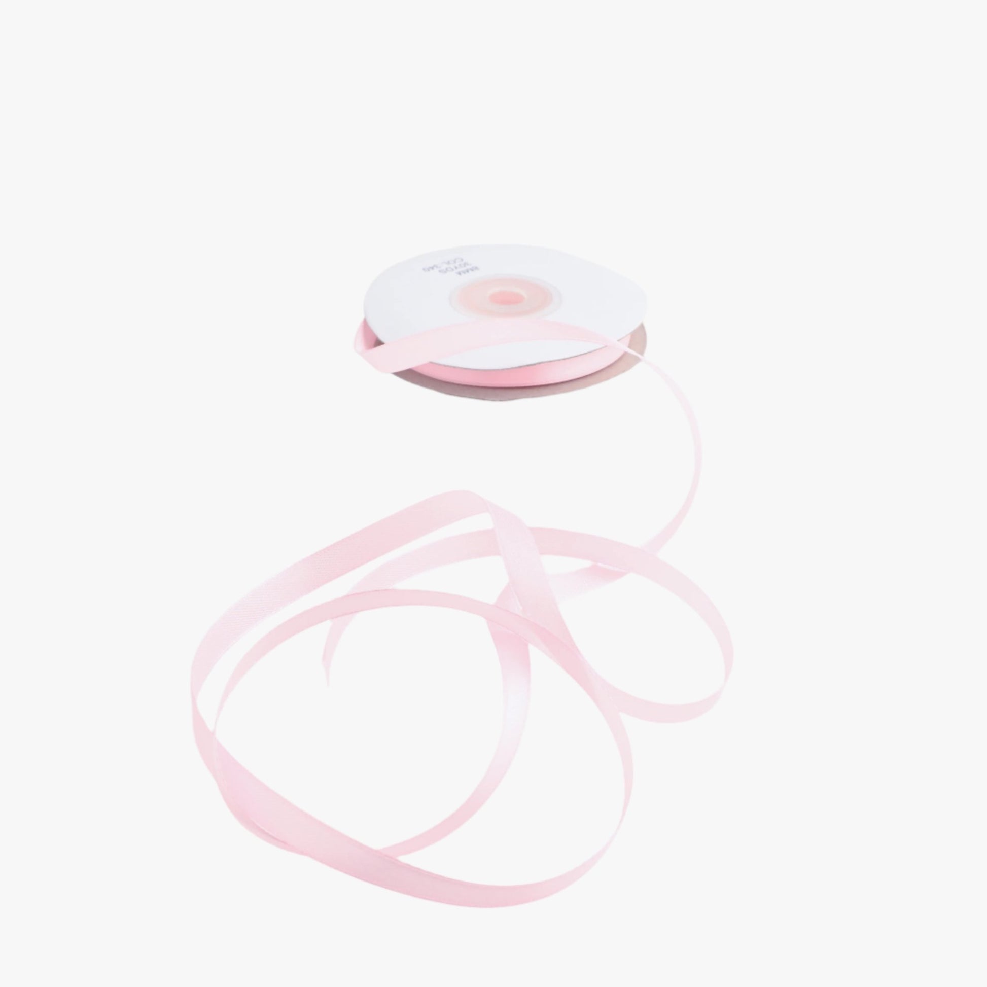 Satin Ribbon 8mm Baby Pink 340 - Ragland Fabrics