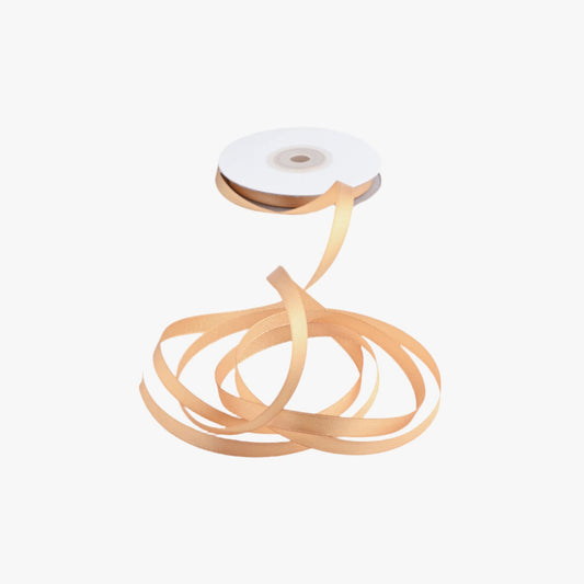 Satin Ribbon 10mm Old Gold 82 - Ragland Fabrics