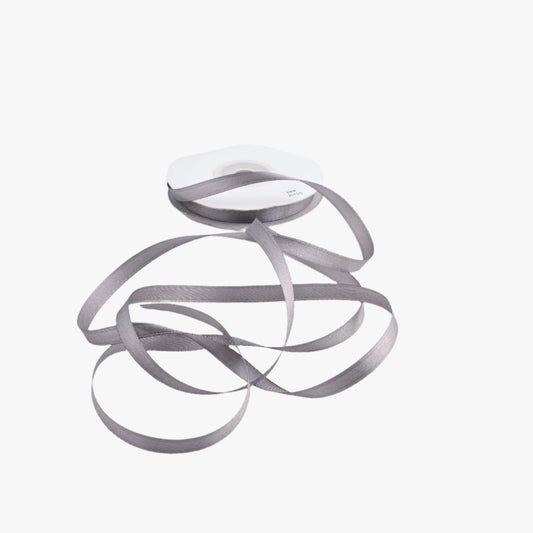 Satin Ribbon 8mm Dark Grey 3171 - Ragland Fabrics