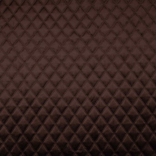 Quilted Velvet Carob - Ragland Fabrics