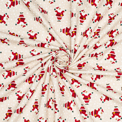 Christmas Cottons colour Santa multi - Ragland Fabrics