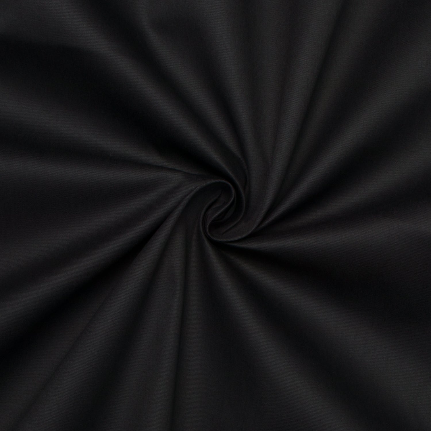Twill Poly Cotton Col Black - Ragland Fabrics
