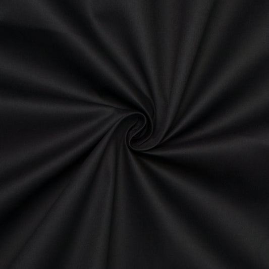 Twill Poly Cotton Col Black - Ragland Fabrics