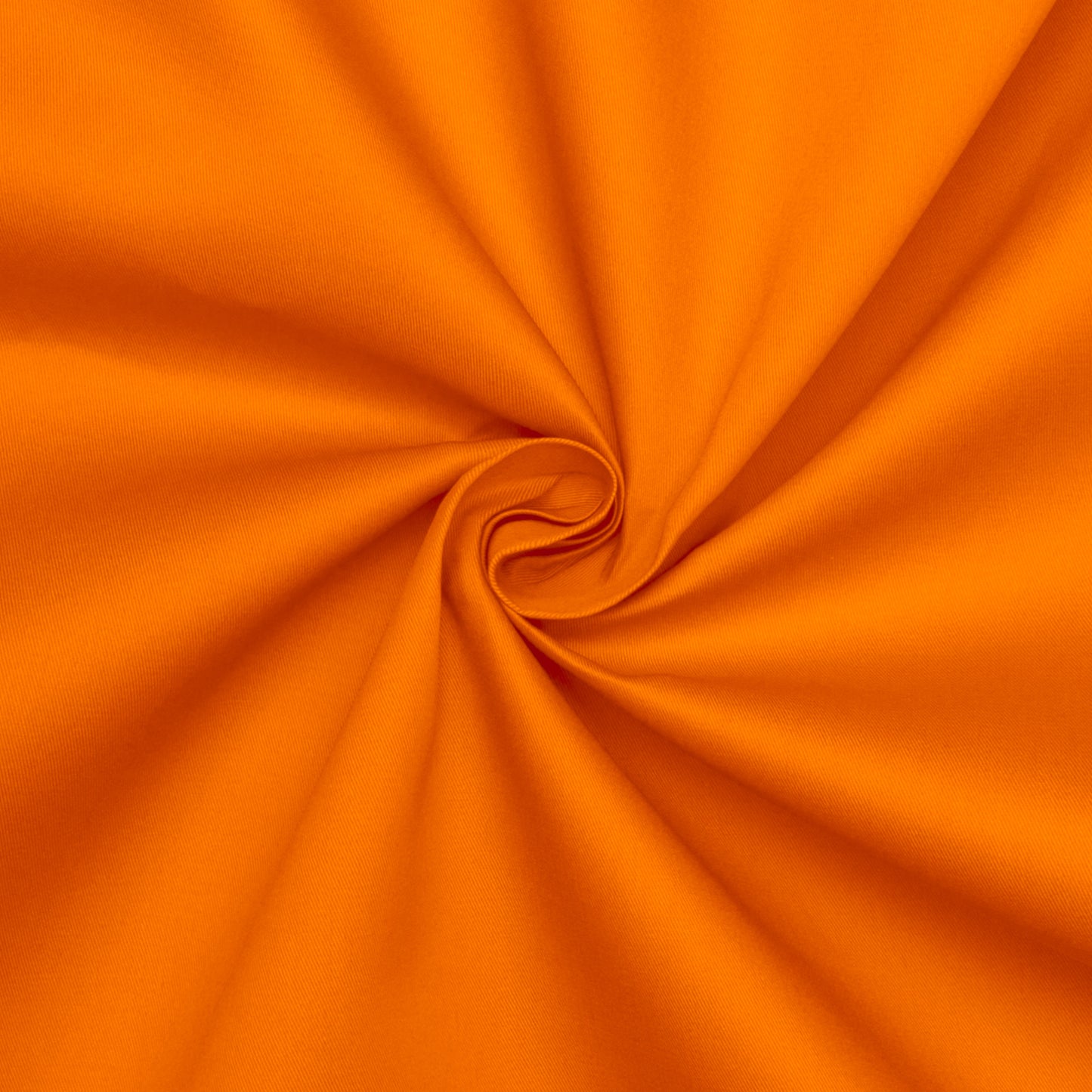 Twill Poly Cotton Col Orange - Ragland Fabrics