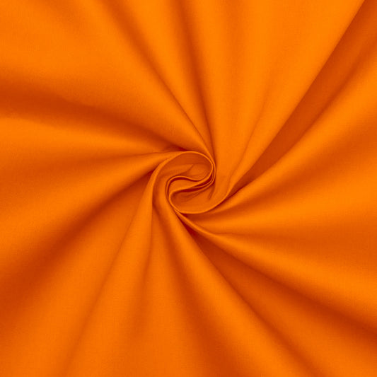 Twill Poly Cotton Col Orange - Ragland Fabrics