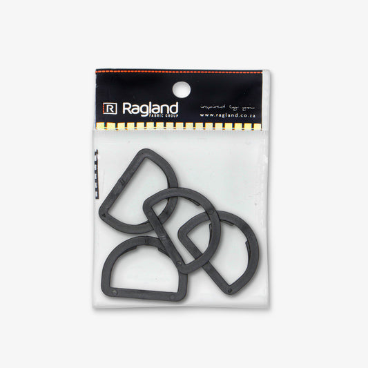 D - Ring 30mm Plastic - Ragland Fabrics