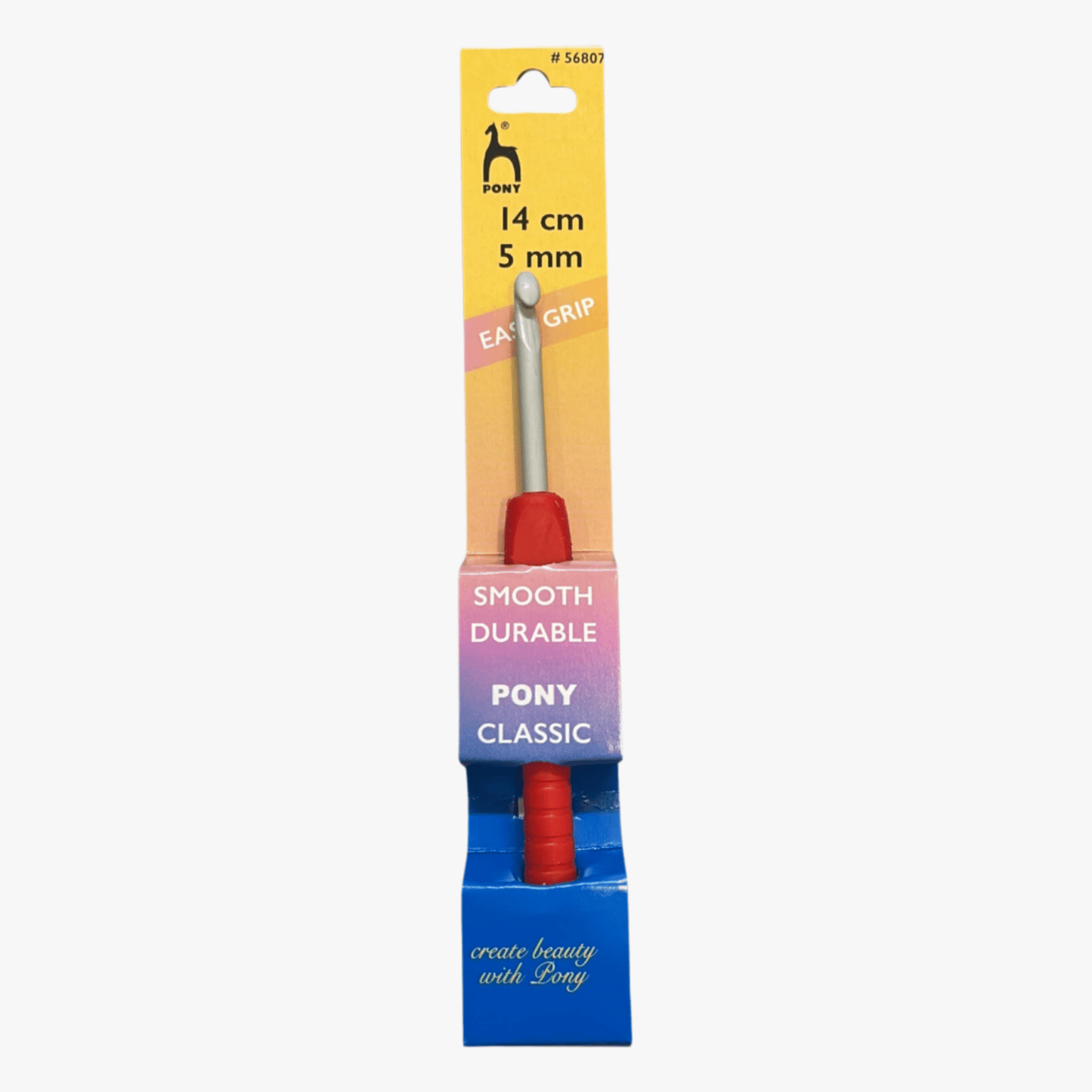 Crochet Hook Easy Grip 14cm 5mm - Ragland Fabrics