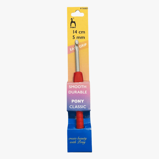 Crochet Hook Easy Grip 14cm 5mm - Ragland Fabrics