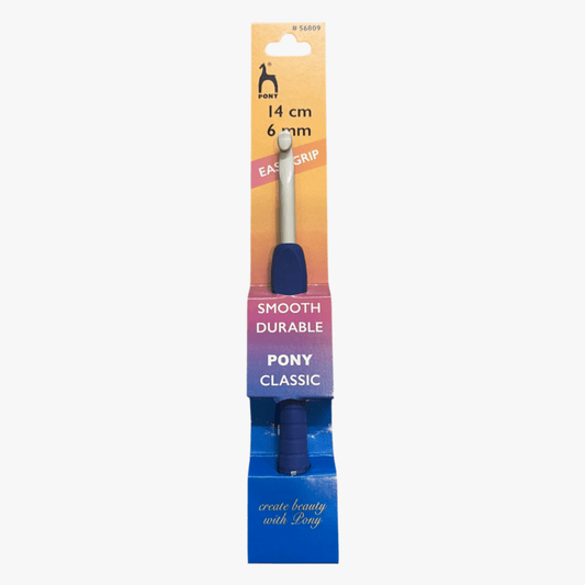 Crochet Hook Easy Grip 14cm 6mm - Ragland Fabrics