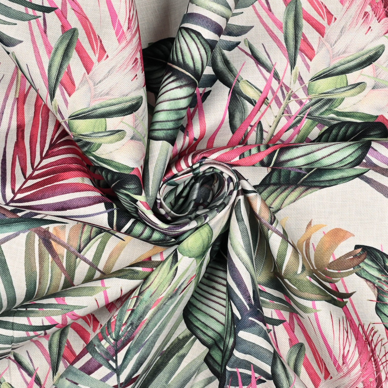 Eco Palm Grove White 645 - Ragland Fabrics