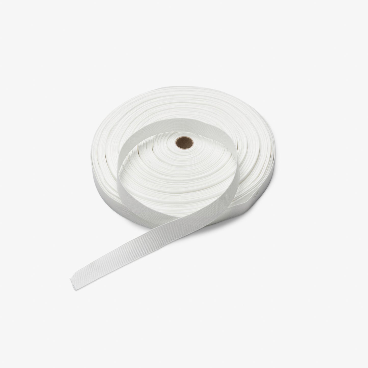 Elastic 25mm White (Woven Elastic - Hard Pull) - Ragland Fabrics