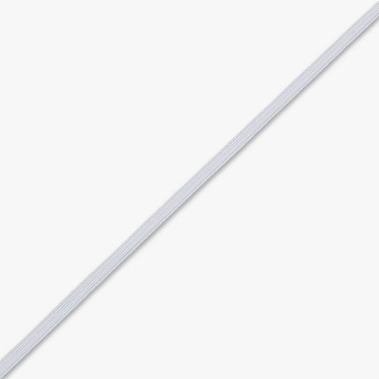 Elastic 6 cord White (Masks / Fitted Sheets / Craft) - Ragland Fabrics