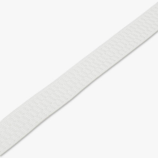 Elastic Non Curl 25mm White - Ragland Fabrics