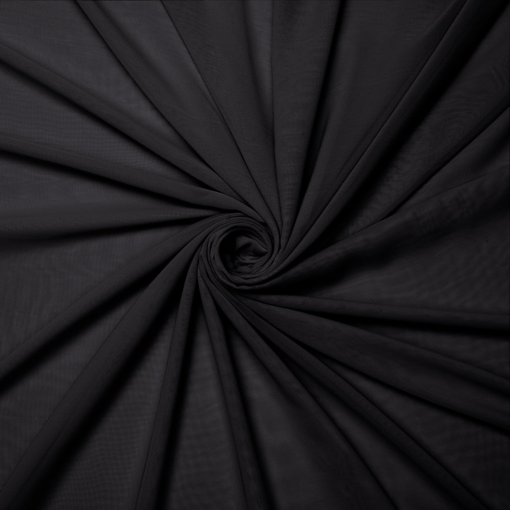 Multi Chiffon Black Col. 20 - Ragland Fabrics