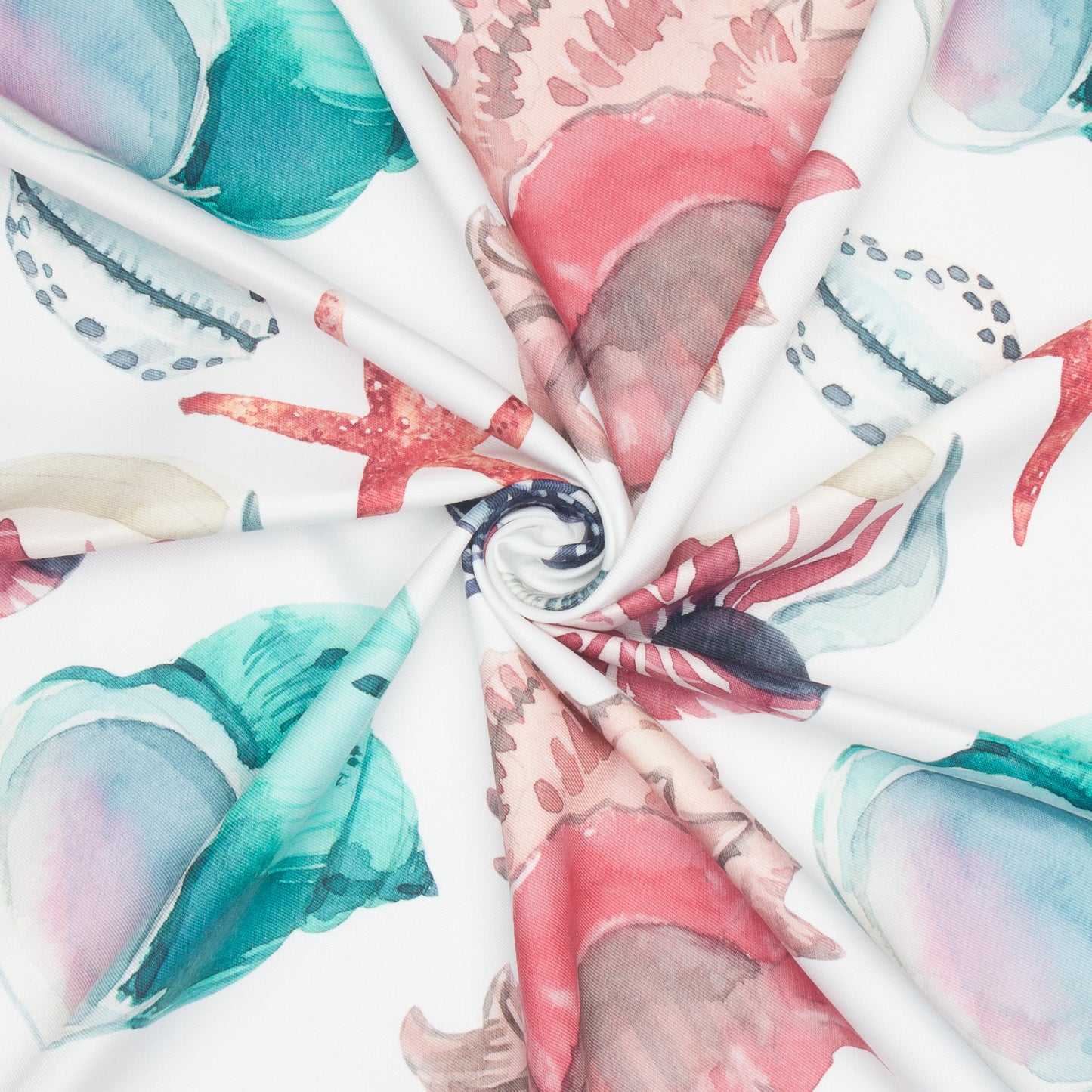 Eco Under The Sea White 693 - Ragland Fabrics