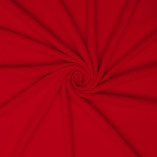 Plain Polar Fleece Red 140cmp - Ragland Fabrics