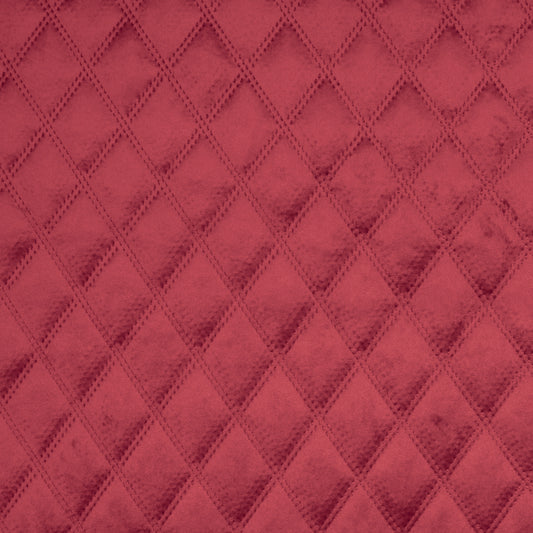 Quilted Velvet Candy Apple - Ragland Fabrics