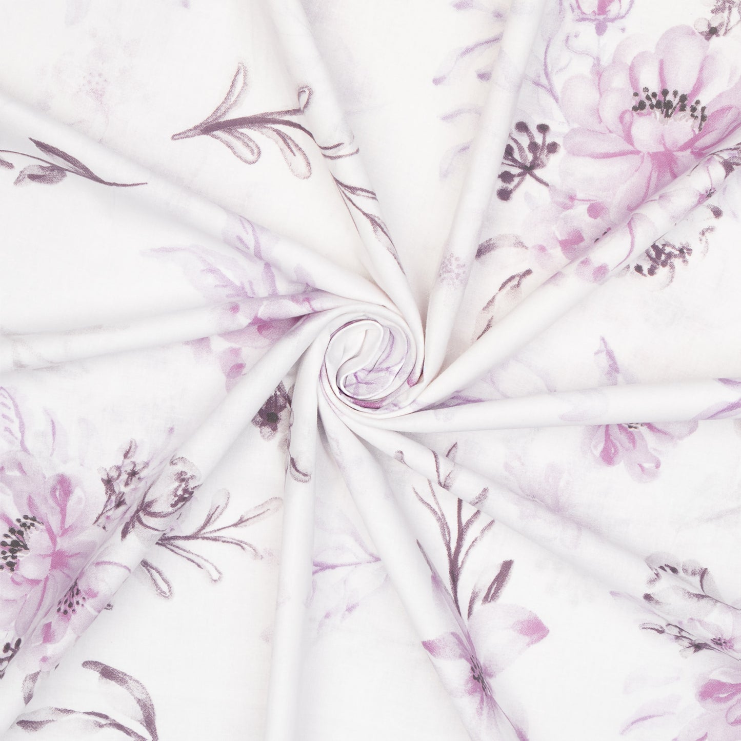 Sheeting Printed Cotton Bouquet Pink 240cm - Ragland Fabrics