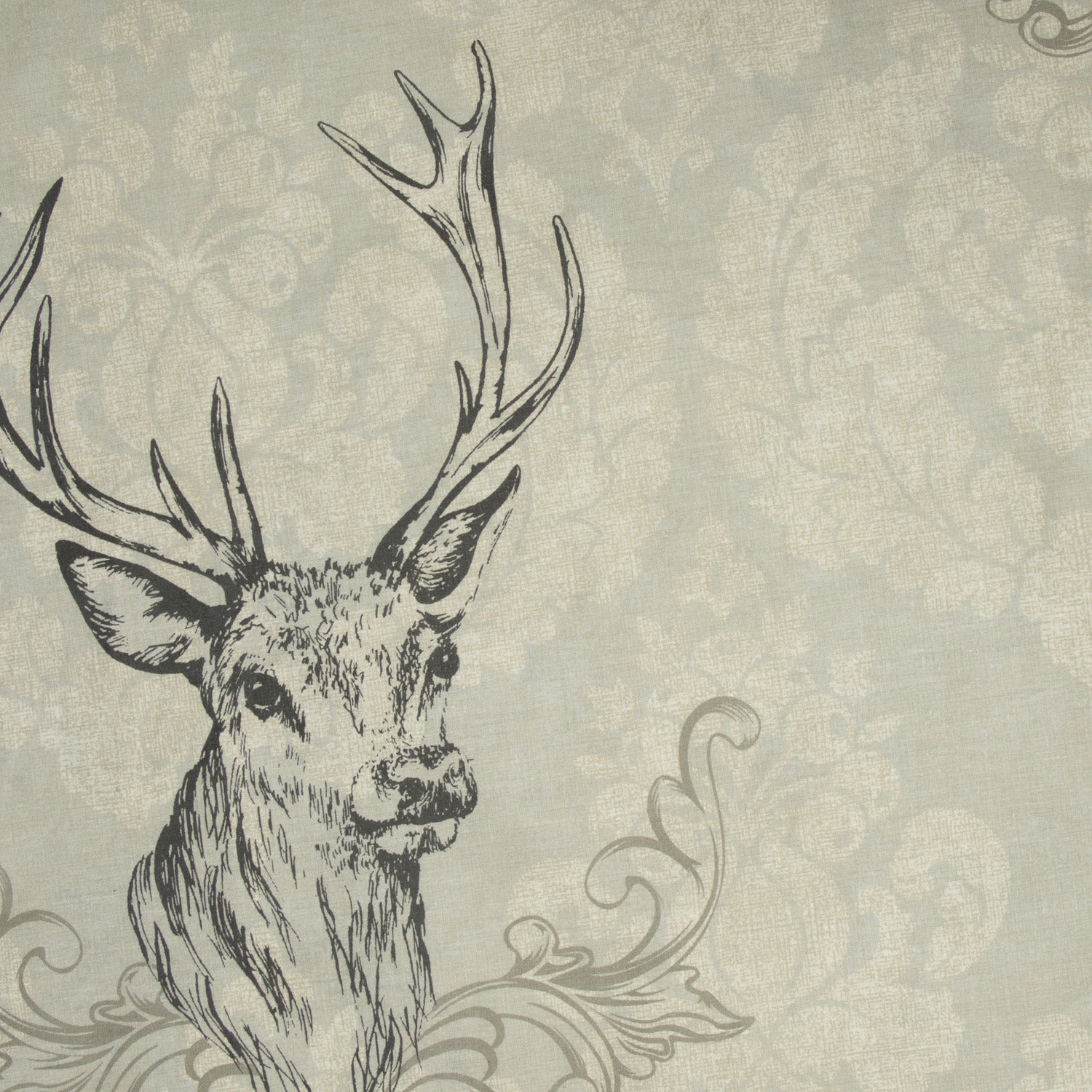 Sheeting Printed Stag Beige 240cm - Ragland Fabrics