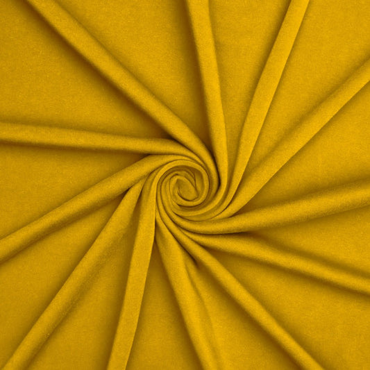 Track Suiting Unbrushed Cotton Mustard - Ragland Fabrics