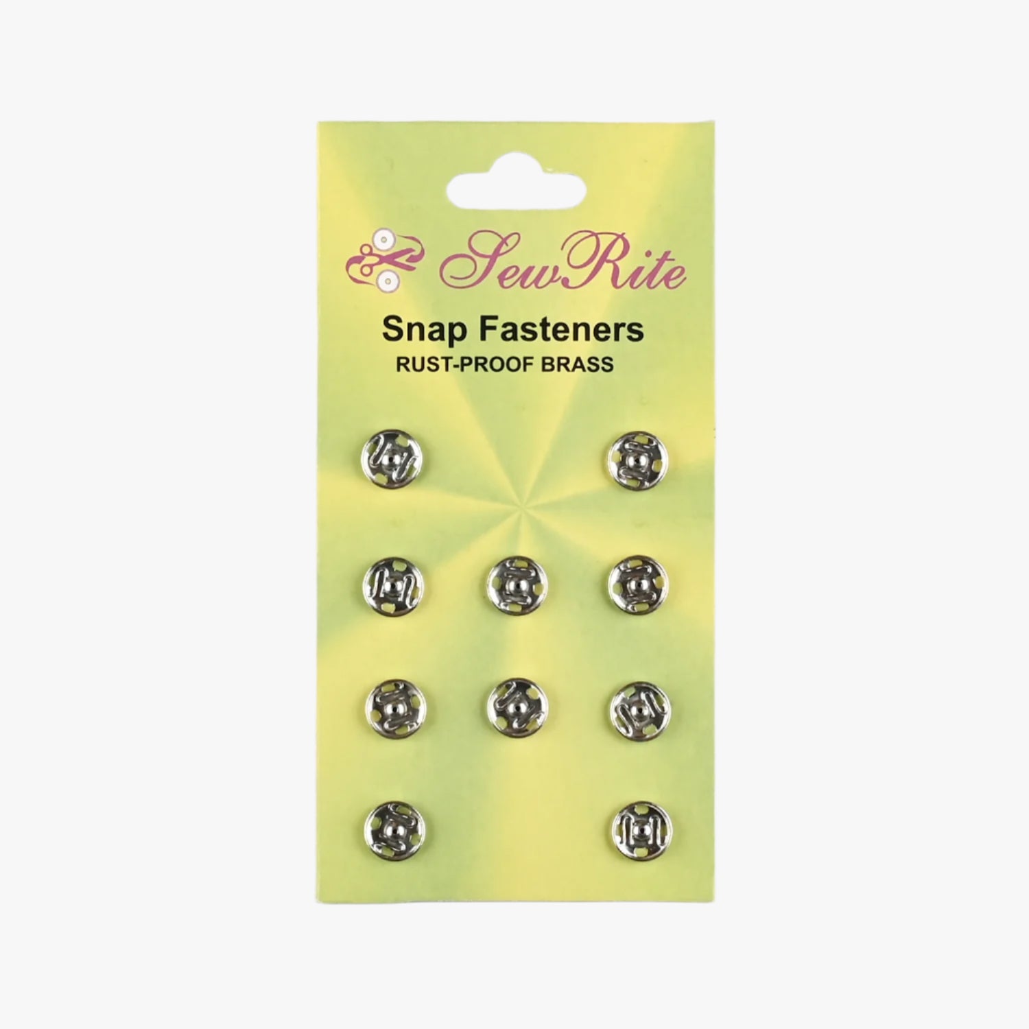 Press Studs - Size 1 Silver - Ragland Fabrics