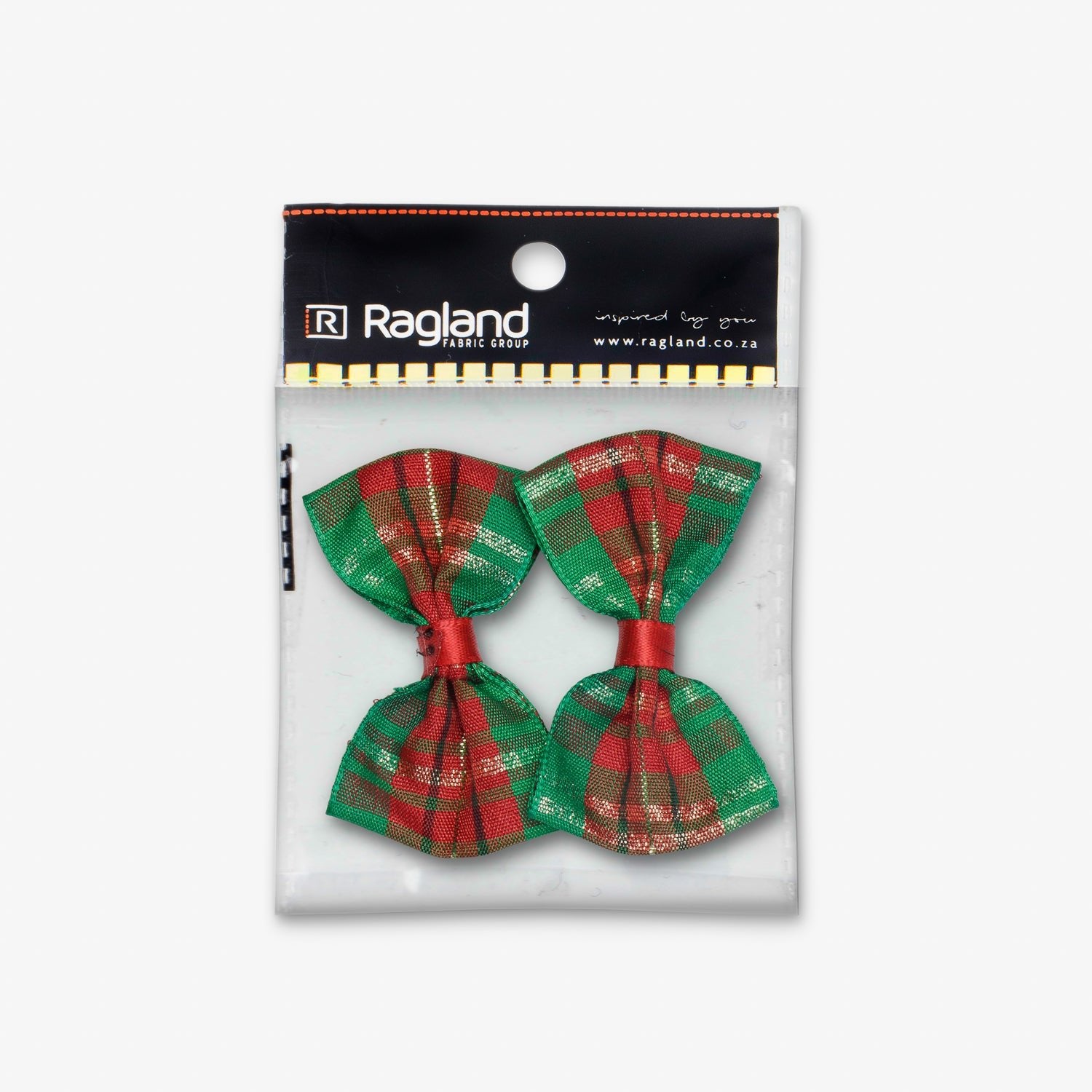 Christmas Bows - Assorted Colors (2pc) - Ragland Fabrics