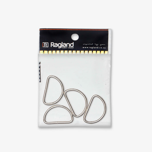 D - Ring Metal 30mm - Ragland Fabrics