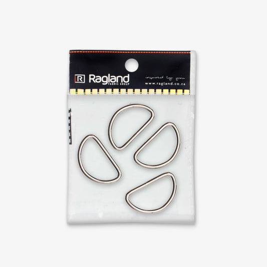 D - Ring Metal 38mm - Ragland Fabrics