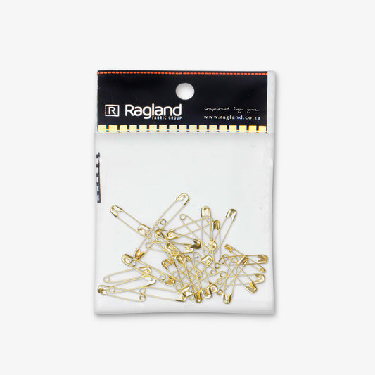 Safety Pins | Size 3 - Gold - Ragland Fabrics