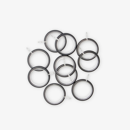Metal Rings 25mm Black - Ragland Fabrics