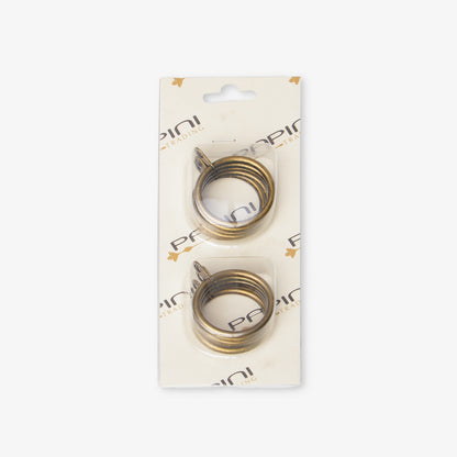 Metal Rings 25mm Antique Brass - Ragland Fabrics