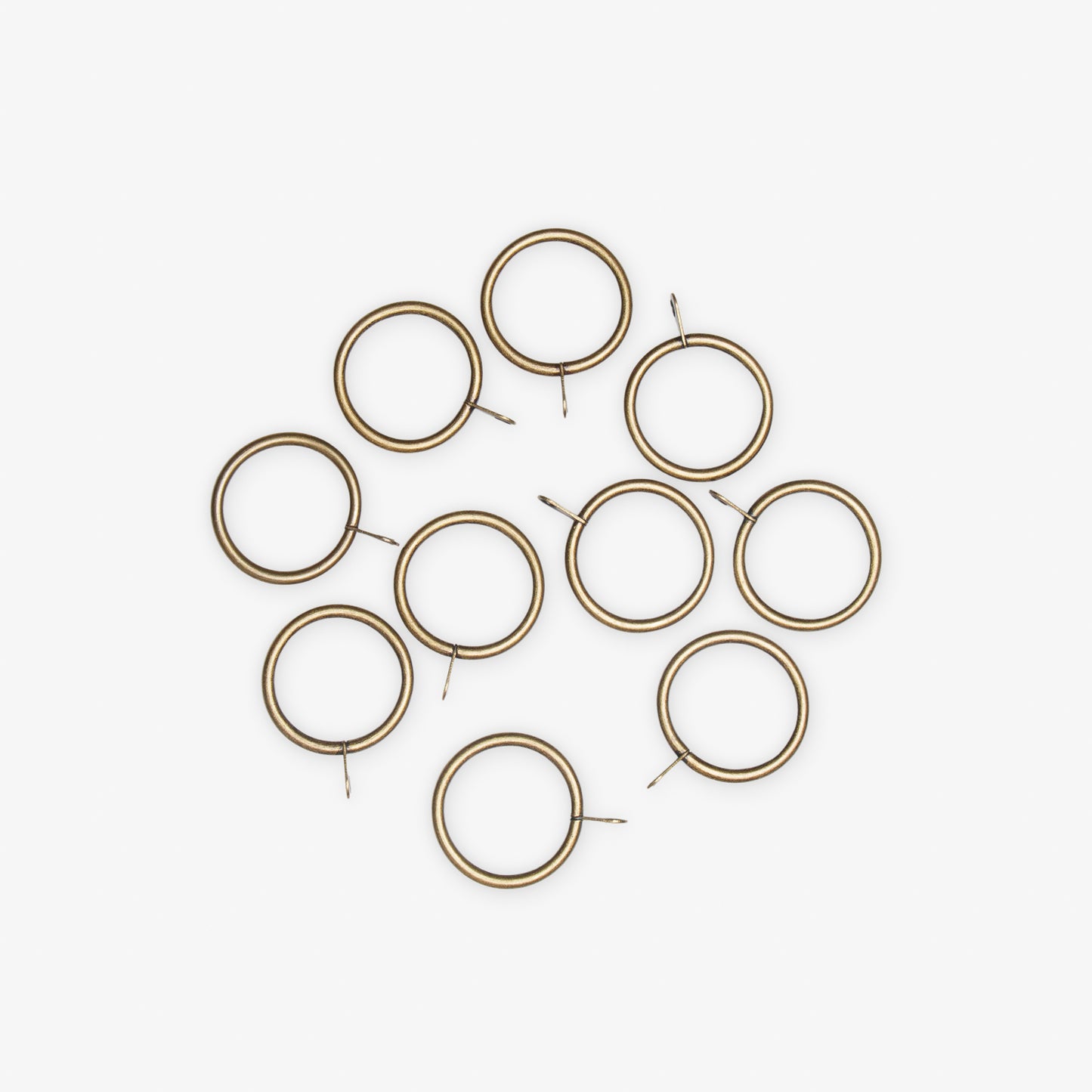 Metal Rings 25mm Antique Brass - Ragland Fabrics