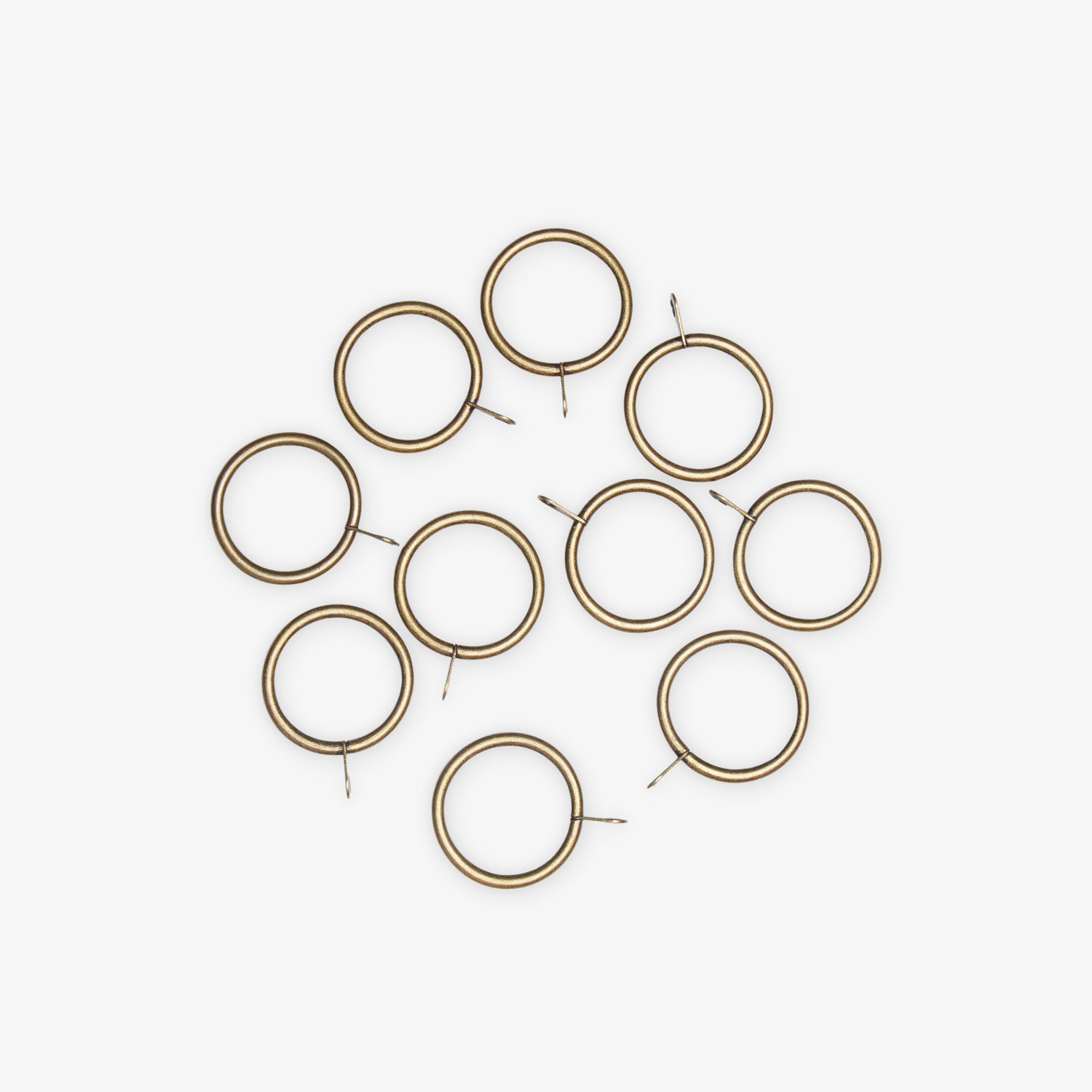 Metal Rings 25mm Antique Brass - Ragland Fabrics