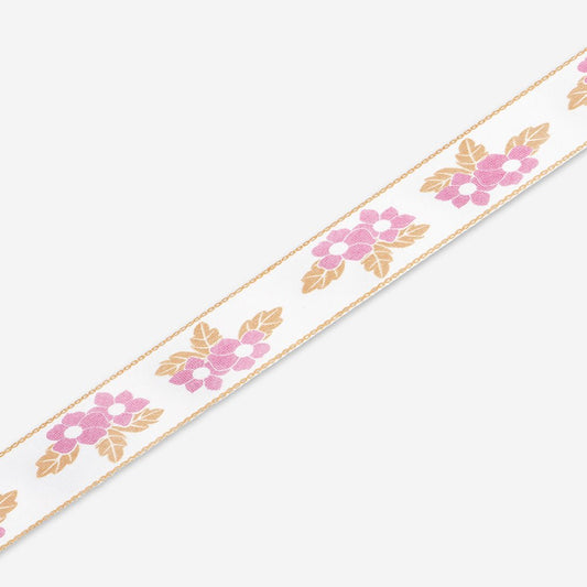 Printed Satin Ribbon 25mm Des.05 (20met) - Ragland Fabrics